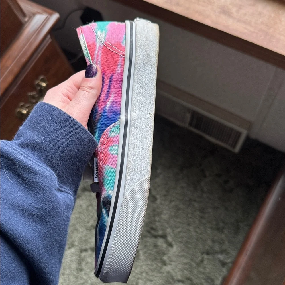 Tie-Dye Vans W6.5 M5 - Picture 4 of 11